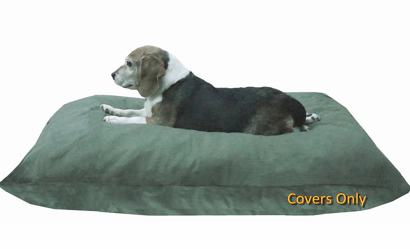 Dogbed4less DIY Pet Bed Pillow Denim Cover + Waterproof Internal case for Dog/Cat at Medium 36