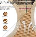 PUPTECK Soft Mesh Dog Harness Small Sized and Leash Set Pet Puppy Cat Comfort Padded Vest No Pull Harnesses, Beige, S
