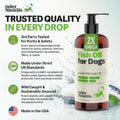 Deley Naturals Fish Oil for Dogs - Itch Relief for Dogs with Omega 3 6 9 for Skin, Joints, Heart and Brain Health - Icelandic Omega 3 Fish Oil for Dogs Skin Irritation - 32oz Omega Oil Made in USA