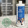 Stink Free Instantly Pet Urine Odor Remover - Cleaner, Neutralizer, & Eliminator of Cat & Dog Pee Odor on Carpets, Rugs, Outdoor Rugs, Mattress, Floor, Etc. 32 oz. (1 Quart)
