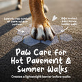 Roll-On Dog Paw Balm - Moisturizer & Soothing Protection from Snow & Hot Pavements - Snout Soother for Dogs - Easy & Fast to Apply, Natural, Non-Toxic, Food-Grade, Lick-Safe Wax