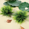 2pcs Aquarium Plants Decorations Artificial Fish Tank Plants Plastic Fish Tank Accessories Green Natural Style Aquarium 