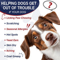 Dog Allergy Chews 200 Treats, Dog Allergy and Itching Skin Relief Bites Immune Support Dogs Probiotics for Yeast, Itchy 