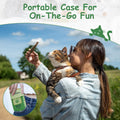 Nocciola 3 Pack Catnip Toys for Cats, Funny Cat Toys Filled with 100% Pure Organic Catnip, Safe Kitten Teething Chew and Kicker Toys, Stress Relieving Fun for I