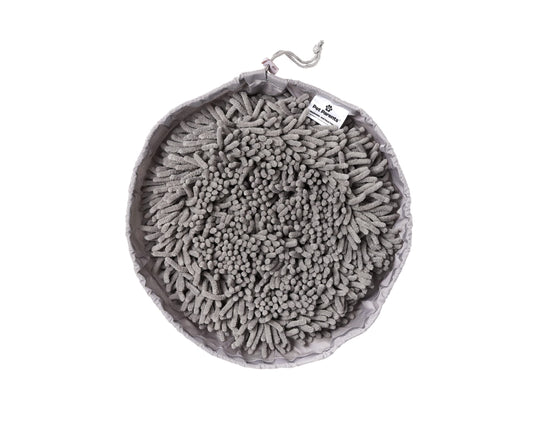Pet Parents Forager Bowls, Slow Feeder Dog Bowls with SoftSnout & Non-Slip Backing Technology, Dog Feeder Mat & Snuffle Mat for Large Dogs and Small Dogs (Forest Modern Grey)