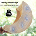 HAPYKITYS Window Cat Bed Moon Perches, Mounted with Strong Suction Cups Cat Window Seat for Sleep and Watch Birds