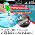YINMIK pH Meter Salinity Tester pH Salt Meter with pH Salt Solution