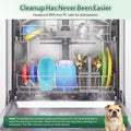 Puppy Essentials Dog Water Bottle: Portable Dog Water Bowl Dispenser Travel