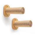 Sandpeak 2-Pack Cat Wall Steps - Wooden Cat Shelves for Wall Mounting, Wall Shelves and Perches for Kittens & Adult Cats - Wall Furniture Set with Jute Rope for Scratching, Kneading, Climbing.