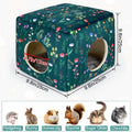 Bienbee Guinea Pig Hideout, Washable Plush House for Small Animals