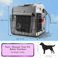 Ramalto Foldable Dog Bike Rear Basket with Safety Leash & Padded Liner, Pet Carrier for Small to Medium Dogs & Cats up to 22 lbs, Quick-Install Rear Bicycle Carrier for Travel