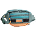 Wilderdog Utility Fanny Pack stores Treats, Balls, Keys in 3 Pockets with adjustable strap and Poop Bag dispenser (Evergreen)