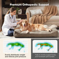 FURTIME Orthopedic Dog Bed Medium Size Dog, Extra Washable Dog Couch 35"
