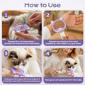 Handheld Cat Lick Mat for Nail Trimming, Cat Grooming Accessory