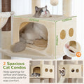 Globlazer S74G 74in Tall Cat Tree for Indoor Cats Large Adult