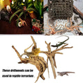 Tfwadmx Aquarium Driftwood Natural Wood 4''-7'' Reptile Branch Fish Tank Tree Plant Stump Ornament Decor 4 PCS