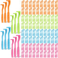Qualirey 180 Pcs Tick Remover Tool for Dogs and Cats Tick Removal Twister Tweezers for Head and Body, 3 Sizes (Blue, Green, Orange, Rose Red)