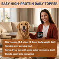 Beef Bone Broth for Dogs. High Protein Human Grade Food Topper Unflavored