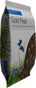Aqua Natural Aquarium Substrate, Gold Pearl Gravel, 10lb