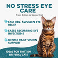 Cat Eye Infection & Vision Care Support, Holistic Vision Support for Cats & Kittens, Soothes Eye Infections, Conjunctivitis, Swelling, and Discharge, Easy to Use, 400 Odorless, Tasteless Pills
