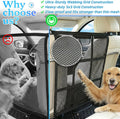 Aolamegs Dog Car Barrier Net, 27.2 x 22.4 in, with Storage Pockets