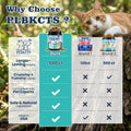 4-in-1 Oral Flea & Tick Treatment for Cats 500 Crunchy Creamy Chews Prevention Flea Immune Gut Skin & Coat Support Guard