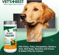 Vet's Best Flea & Tick Wipes for Dogs, Plant-Based, Pest Control, 50 Count
