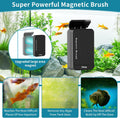 Hygger Aquarium Magnet Glass Cleaner, Magnetic Fish Tank Cleaner With 2 Blades for Glass and Acrylic Aquariums, Aquarium