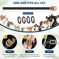 4 Pack Natural Flea Collar for Cats,32 Months Long Lasting Prevention,Black