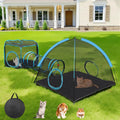 Tivray Outdoor Cat Enclosure, 3-in-1 Catio Outdoor Cat Enclosure with Tunnel for Outside and Indoor, Cat Tent Portable Catio Pet Playpen with Storage Bag for Kitty and Small Animals