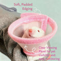 Sugar Glider Recovery Collar Extra Small Hamster Neck Cone Small Pet Collar Adjustable Protective Soft Cone for Sugar Gl