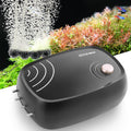 HITOP 10W Powerful Aquarium Air Pump: 4-Outlets 320GPH Air Pump for Fish Tank, Quiet Aquarium Aerator with Completely Ac