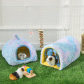 Avont 2-Pack Guinea Pig Tunnel & Hideout Bed Set