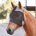 TSZ Fly Free Ride Horse Fly Mask Standard - UV-Resistant Breathable Mesh