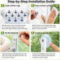 8 Pack Cat Window Perch Suction Cups with Screws, Holds up to 40 lbs Strong Adhesive Replacement Suction Cups for Foldab