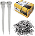 Steel 2.1" Horseshoe Nails E6 Horseshoe Nails Box of 250pcs