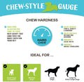 Raw Paws 4-inch Compressed Rawhide Bones for Dogs, 20-Count - Packed in USA - Small Dog Bones - Puppy Teething - Long Lasting Dog Chews - Natural Pressed Rawhides - Raw Hide Bone