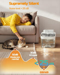 ODSD Filterless Cat Water Fountain - App Monitoring Pet Water Dispenser