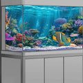 iTapnoom Ocean Floor Aquarium Background, Underwater Tropical Fish Coral Reef Aquatic Nature Plant Fish Tank Backdrop De