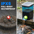 NEWTRY Automatic Pond Fish Feeder, 2.8L Solar Powered Programmable Timer