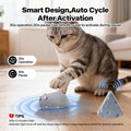 Pet Prime Interactive Cat Mouse Toy with Remote Control,Rechargeable Automatic Moving Mouse for Indoor Cats & Kitten,Exe