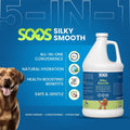 SOOS Pet Silky Smooth 5-in-1 Leave-On Conditioning Spray for Dog & Cat | Moisturizing, Anti-Itch, Softens Coat, Natural 