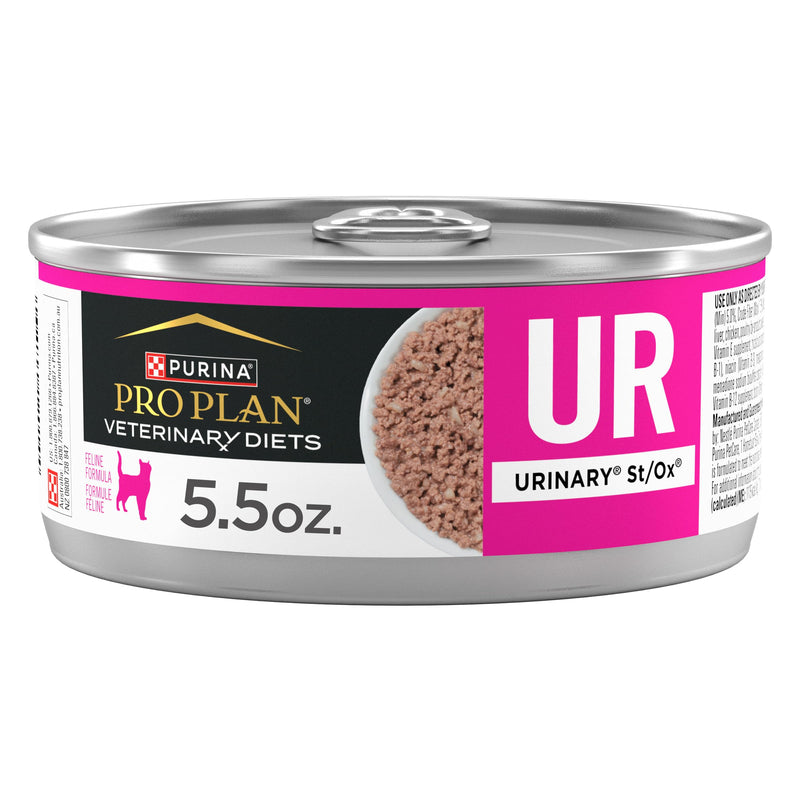 Purina Pro Plan Veterinary Diets UR Urinary St/Ox Feline Formula Wet Cat Food - (Pack of 24) 5.5 oz. Cans