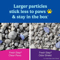 Fresh Step Advanced Clean Paws Multi Cat Clumping Cat Litter with Febreze Freshness, Low Dust, Odor Control with Ammonia Block Tech, Compatible in Automatic Litter Boxes, 37 lbs. (2 x 18.5 lb.)