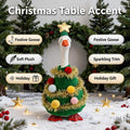 7 Inch Desk Goose Outfits, Mini Christmas Tree Costume for Desktop Statues Table Decor