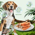Pawant Chicken Wrapped Cod Skin Dog Treats, 45% Real Chicken & 45% Fish Skin - High Protein Omega-3 Dog Chews for Skin & Coat Health - Rawhide Free, Training Snacks for All Breeds 8 oz