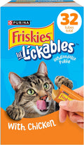 Friskies Purina Lil' Lickables with Chicken, Cat Treats - 16 oz. Carton