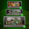 500ML Reptile Waterfall Fountain, Reptile Water Drinking Fountain for Bearded Dragons, Geckos & Lizards – Terrarium Wate