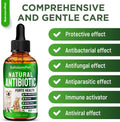 Natural Antibiotics for Dogs to Help with Allergies and UTIs | Kennel Cough Medicine for Dogs | Cat Antibiotics for Infection | Herbal Supplement is Excellent for All Breeds and Ages | 2 oz
