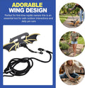 3 Pack Adjustable Soft Leather Bearded Dragon Harness & Leash Set for Pet Bearded Dragons Iguanas Geckos Chameleons Outd